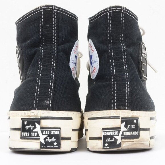 Converse x Brain Dead Chuck 70 High 'Black' Platform US Womens 11.5 Mens 9.5 - Picture 4 of 9